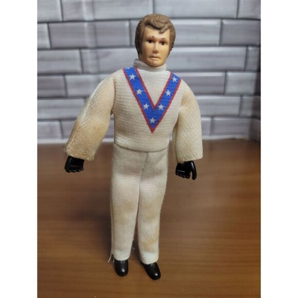 1993  Playing Mantis Evel Knievel Flexible Action Figure #A46 - Picture 1 of 11